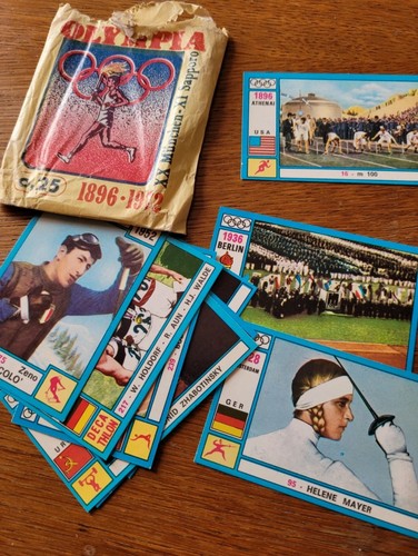 Panini olympia 1896 1972 lot - panini, 1896-1972