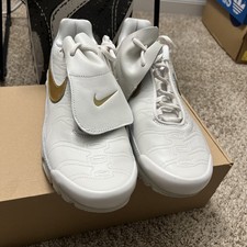 Nike Air Max Plus Tiempo Shoes Phantom Metallic Gold HV2541-001 Men's Size 44