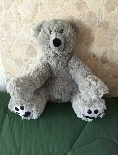 Grande peluche ours gris - 🌷grande,