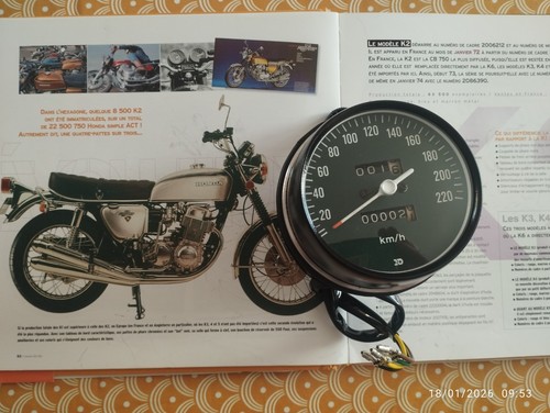 Compteur honda 750 k2 - compteur,