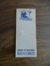 RARE ADVERTISING ITEM LA VACHE GROSJEAN NOTEPAD