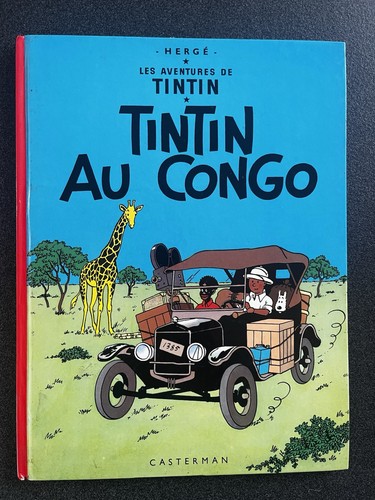 Tintin congo hergé - congo,