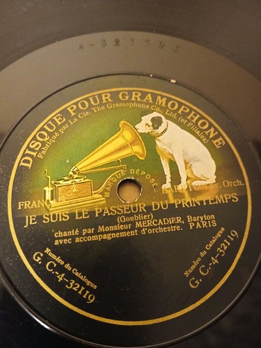 78t gramophone mercadier - 78t,