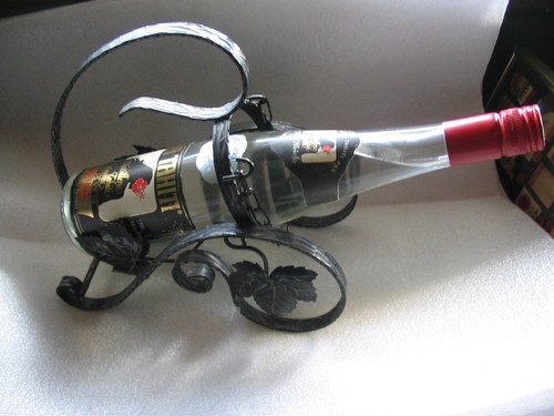 Porte bouteille vin fer - en,
