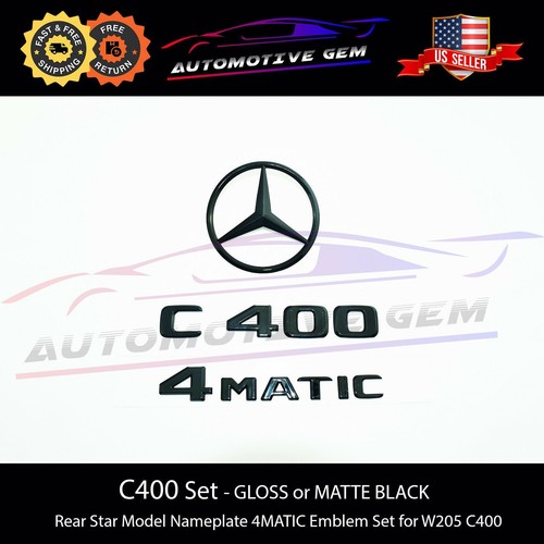 C400 4matic rear star emblem - star,