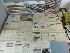 Lot de catalogues brochures et notices ARNOLD  décors réseau train électrique N