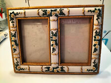 cadre photo art déco fleurs