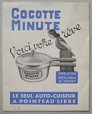 Cocotte Minute - 1950s Advertising Booklet
