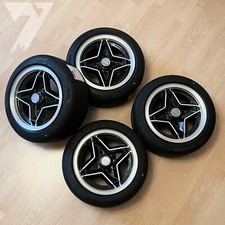 RARE JAPAN Enkei Toho Mag OLD SCHOOL Rims R13 7j et40 (114.3x4 adapters)