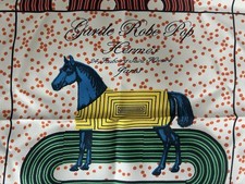 Hermes Carre 90 Garde Robe Pop Horse Pattern Scarf Luxury Accessory