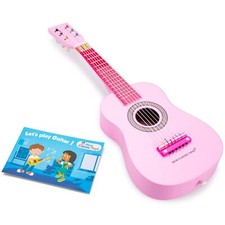 Beginner Musical Instrument Guitar with The Music Book - Pink