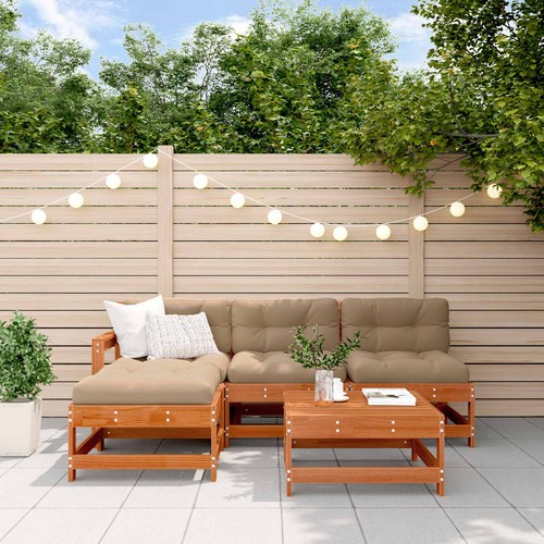 Salon jardin avec coussins - salon,