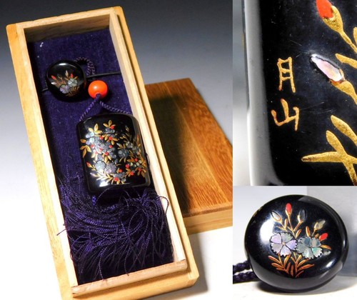 Netsuke ancien signé hime - netsuke,