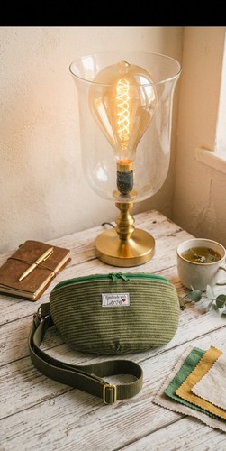 Sac banane velours côtelé - sac,