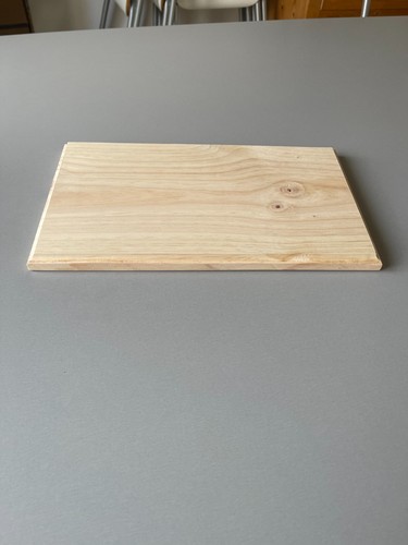 Socle bois brut - en, pour