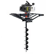 Tarière thermique Set 63,3ccm 3CV Foret 150mm Utilisation 2 Personnes Perceuse