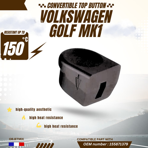 Bouton capote volkswagen - capote, golf