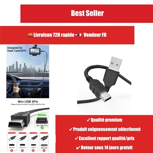 Câble usb vers mini - mini, 1