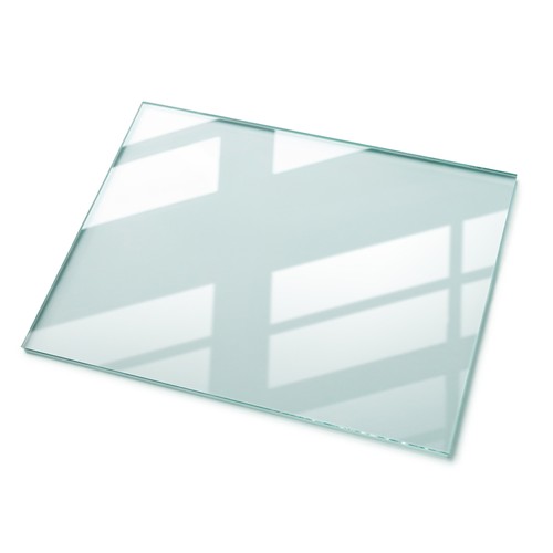 Rectangulaire plateau verre - plateau,