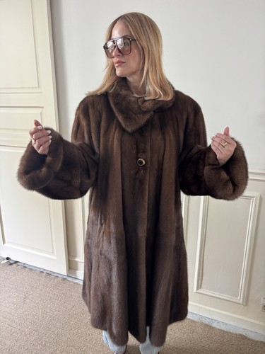 Manteau femme long fourrure