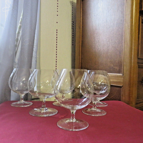 Verres cognac en cristal - à,