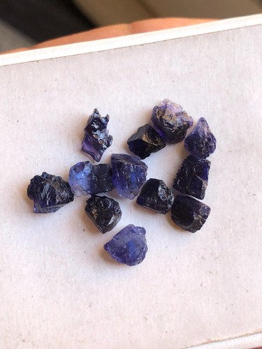Lot cristal brut tanzanite - lot, de
