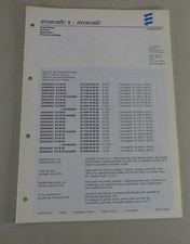 Parts catalogue Eberspächer Hydronic B4WSC / D4WSC/B5WSC/D5WSC/- complete by 02/00