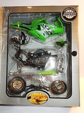 green metal motorcycle super racing 1/18 honda yamaha ducati suzuki aprilia kawasaki 5