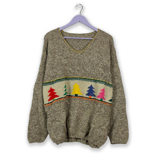 Pull Vintage Fait Main 100%