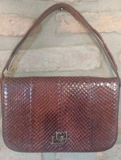 Sac Bandoulière PYTHON MARRON
