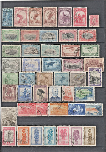 Ref 905 timbres - , congo
