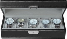 BoÎte à Montres, Organisateur Protection coffret luxe 5 emplacements