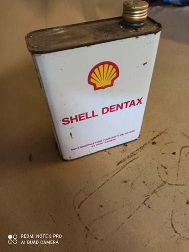 Ancien bidon huile shell - bidon,
