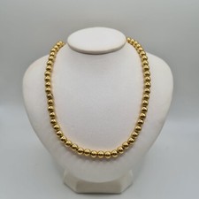 Collier boules or jaune 18 carats
