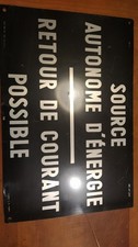 Plaque Tôle Atelier Danger