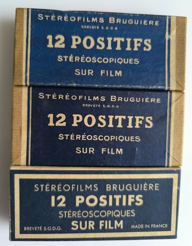 Lot boîtes stéréofilms - 3,