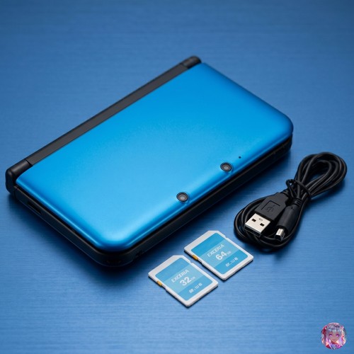 Nintendo 3ds blue black - nintendo,
