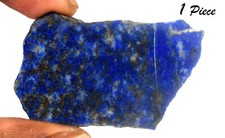 Naturel 125 CT / 1 Pièces Lapis Lazuli Or Pyrite Flocons Pierre Dalle AD06