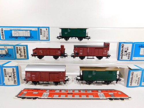 Märklin freight cars - 5x, h0