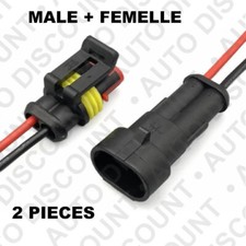 Connecteur 2 Fiches Broche