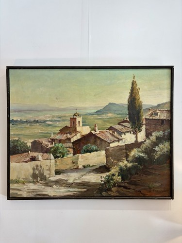 Panciroli huile sur toile - a.,