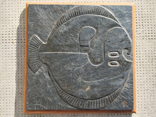 Repose plat design ardoise - repose,