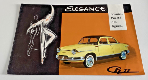 Brochure publicitaire panhard - brochure,