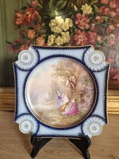 Rarissime Assiette Carrée En