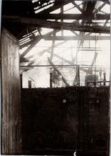 France, Nanterre, fire of the Cauvin and Yvose workshops, wine tarpaulin factory