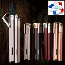 Briquet tempête à gaz rechargeable réglable 8.5 cms de haut
