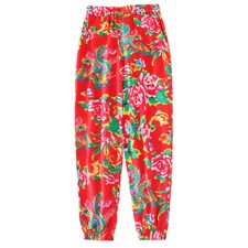 Unisexe Coton Floral Pantalon