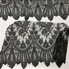 2 METRAGES 2 x 50 cm Dentelle fin XIXè Guipure Antique French LACE 19thC