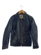 Leather Bomu/Leather Jacket Blouson/M/Horse Leather/Blk 2918