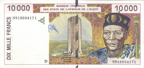 Mali 10000 francs 1999 - -,